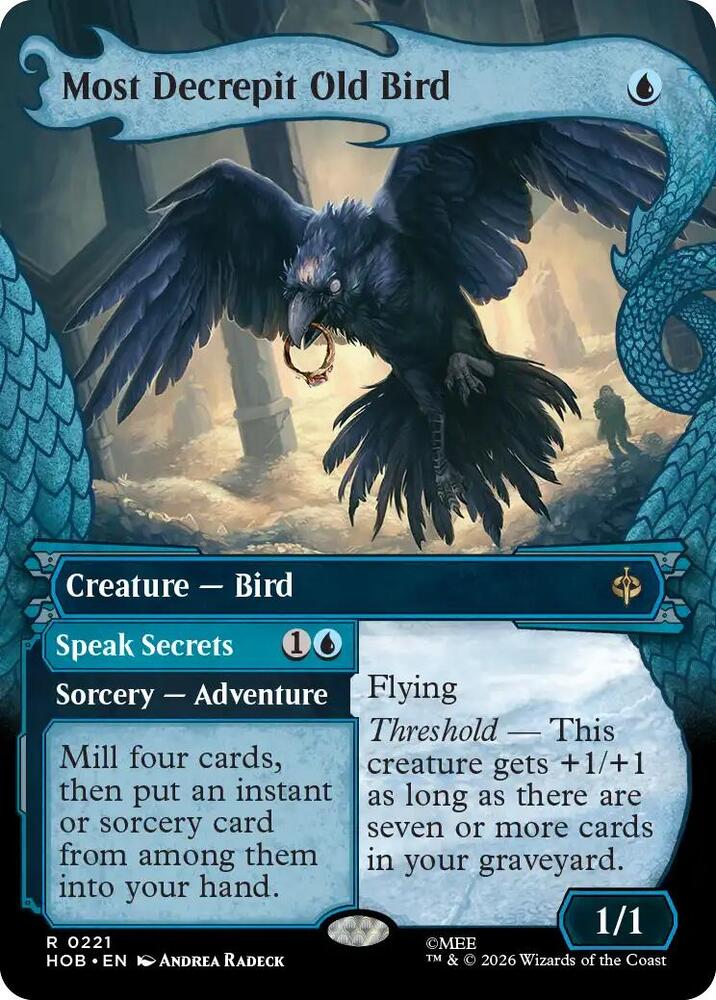 Most Decrepit Old Bird [Showcase] [Foil] (The Hobbit)(HOB-221)(R)
