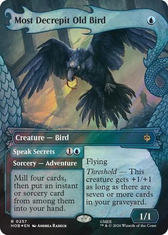 Most Decrepit Old Bird [Showcase] [Surge] [Foil] (The Hobbit)(HOB-257)(R)