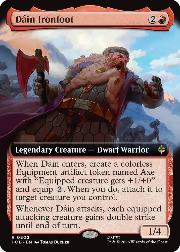 Dain Ironfoot [Extended Art] (The Hobbit)(HOB-302)(R)