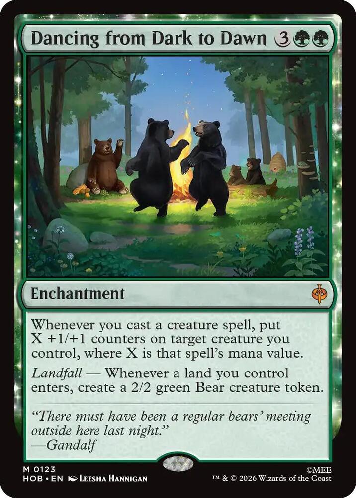 Dancing from Dark to Dawn [Foil] (The Hobbit)(HOB-123)(M)