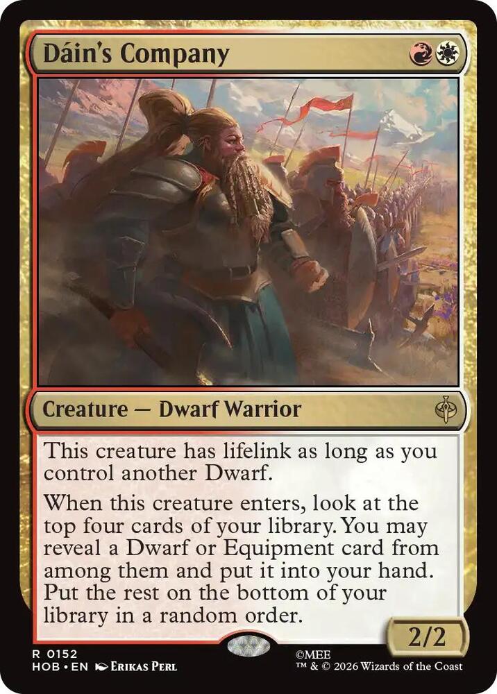 Dain's Company (The Hobbit)(HOB-152)(R)