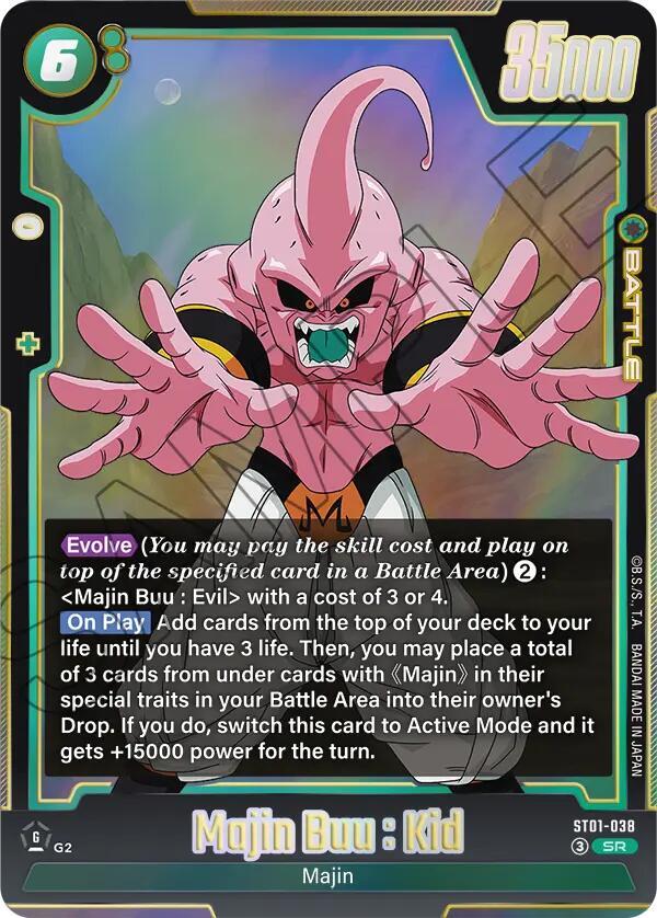 Majin Buu : Kid [038] [Foil] (ST01-038)(SR)
