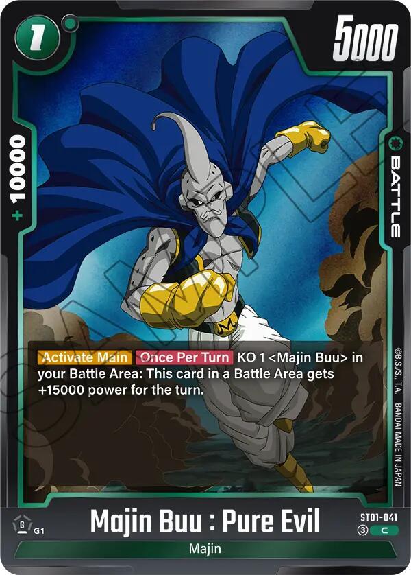Majin Buu : Pure Evil [041] [Foil] (ST01-041)(C)