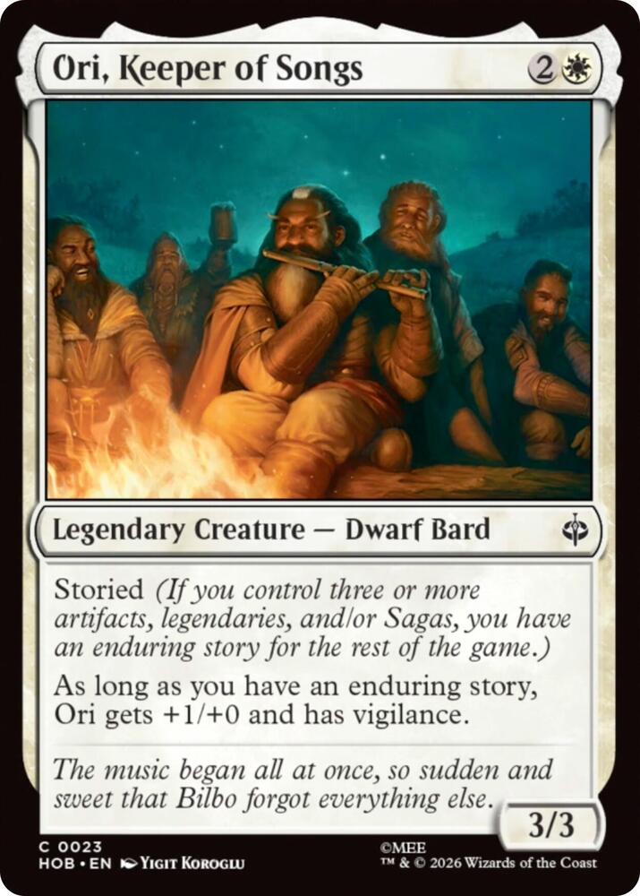 Ori, Keeper of Songs [Foil] (The Hobbit)(HOB-23)(C)