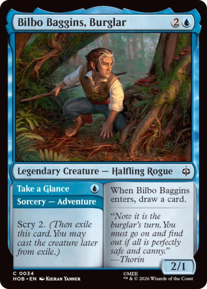 Bilbo Baggins, Burglar [Foil] (The Hobbit)(HOB-34)(C)