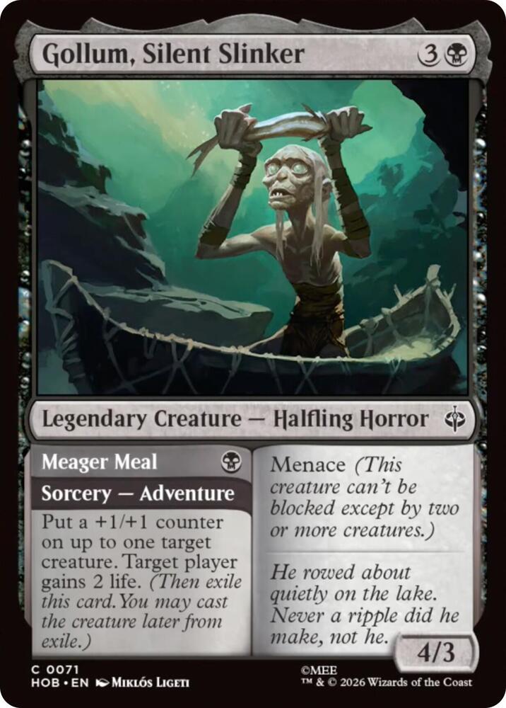 Gollum, Silent Slinker [Foil] (The Hobbit)(HOB-71)(C)