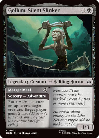 Gollum, Silent Slinker [Foil] (The Hobbit)(HOB-71)(C)