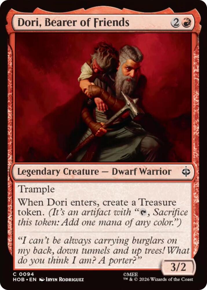 Dori, Bearer of Friends (The Hobbit)(HOB-94)(C)