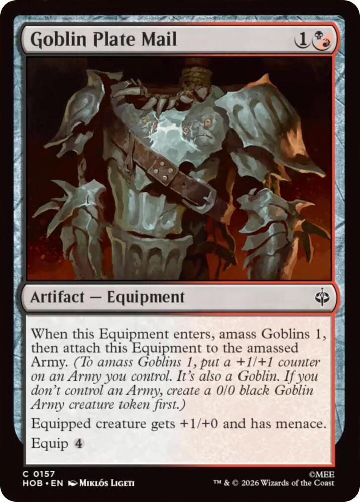 Goblin Plate Mail (The Hobbit)(HOB-157)(C)