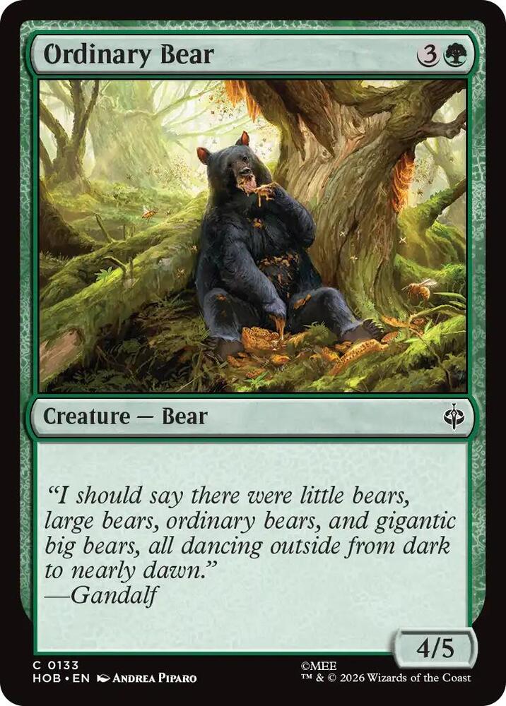 Ordinary Bear [Foil] (The Hobbit)(HOB-133)(C)