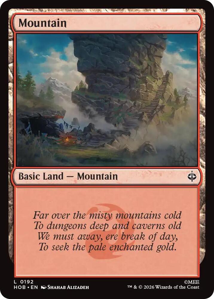 Mountain (0192) (The Hobbit)(HOB-192)(L)