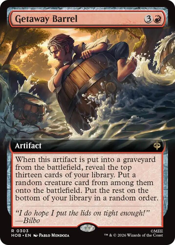 Getaway Barrel [Extended Art] (The Hobbit)(HOB-303)(R)