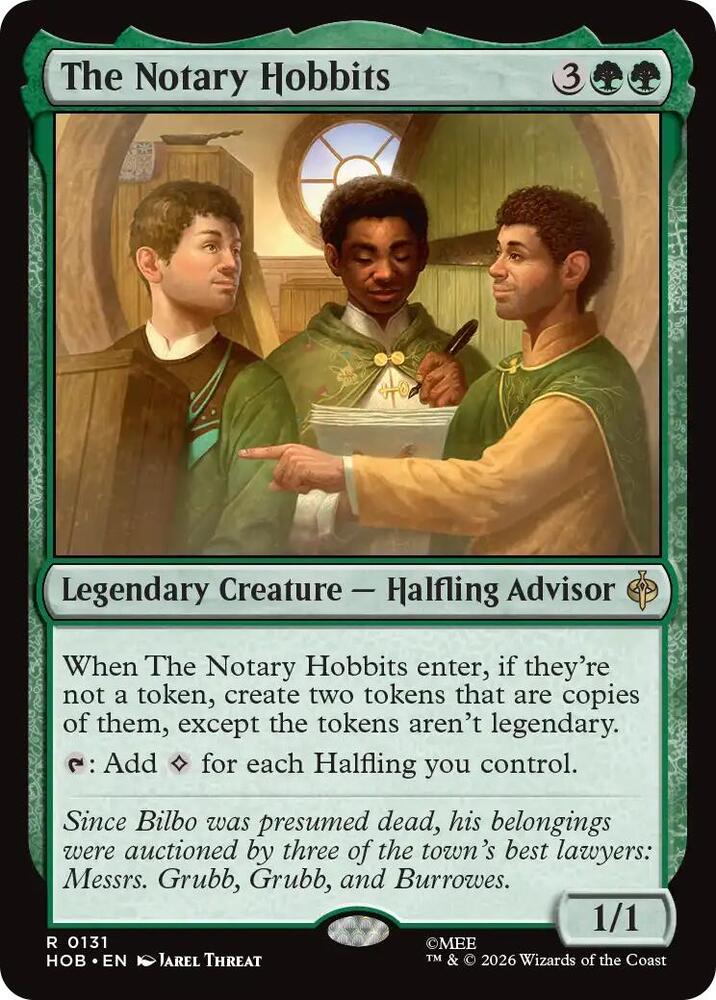 The Notary Hobbits [Foil] (The Hobbit)(HOB-131)(R)