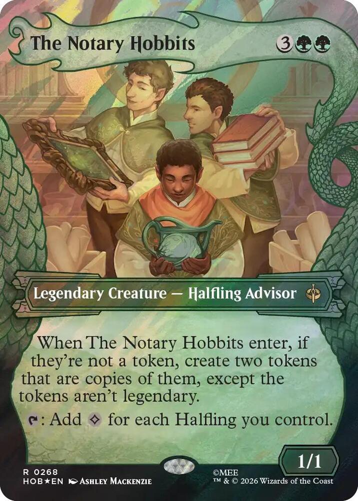 The Notary Hobbits [Showcase] [Surge] [Foil] (The Hobbit)(HOB-268)(R)