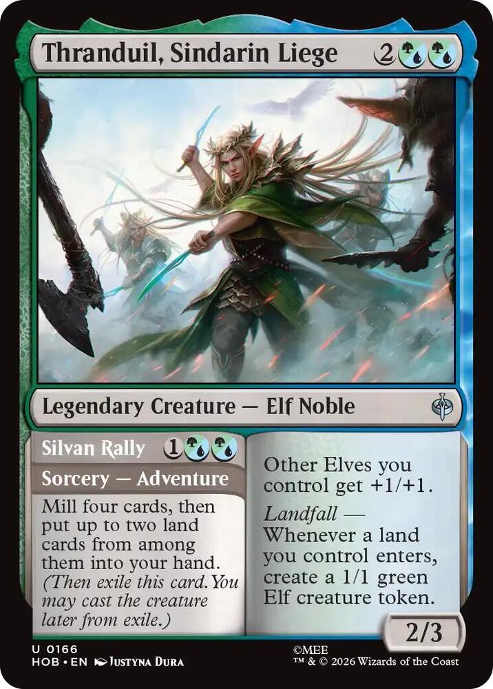 Thranduil, Sindarin Liege [Foil] (The Hobbit)(HOB-166)(U)