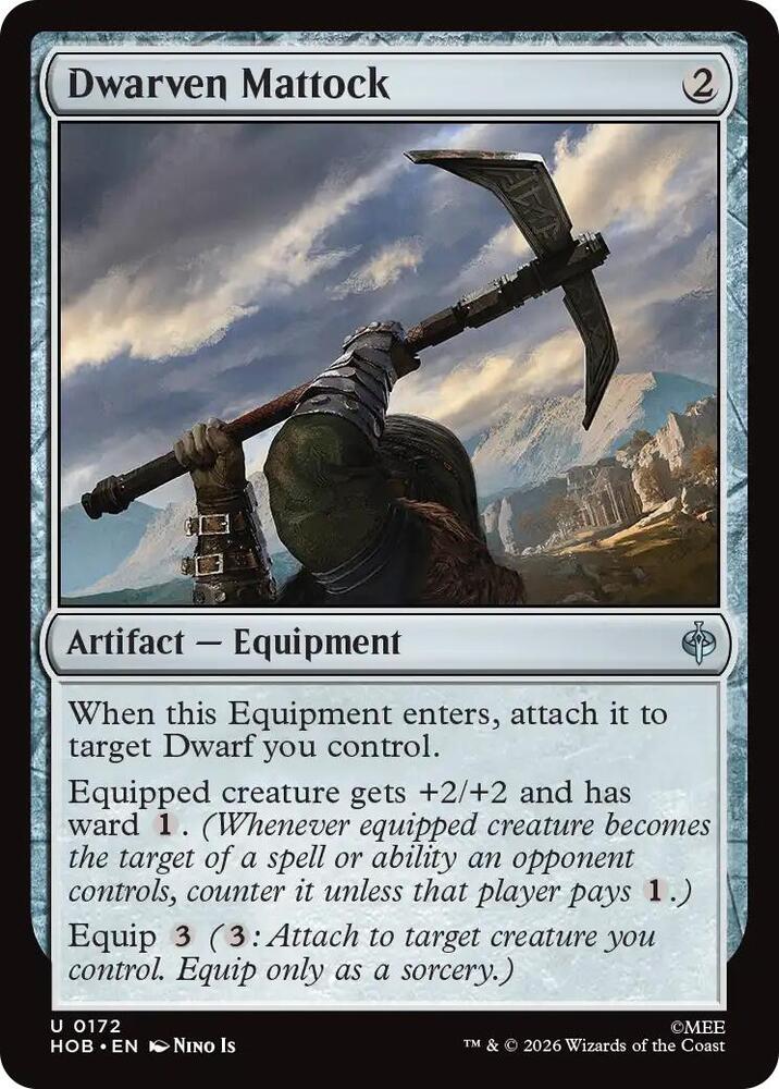 Dwarven Mattock (The Hobbit)(HOB-172)(U)