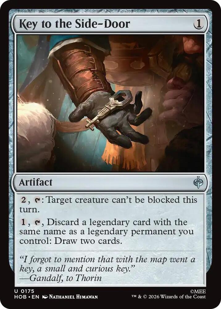 Key to the Side-Door (The Hobbit)(HOB-175)(U)