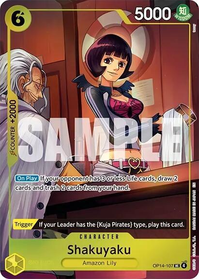 Shakuyaku [One Piece Card Game Illustration Box Vol. 7] [Foil] (One Piece Promotion Cards)(OP14-107)(UC)
