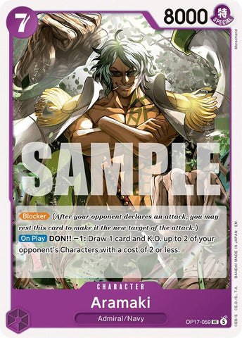 Aramaki (The World's Strongest Warriors)(OP17-059)(UC)