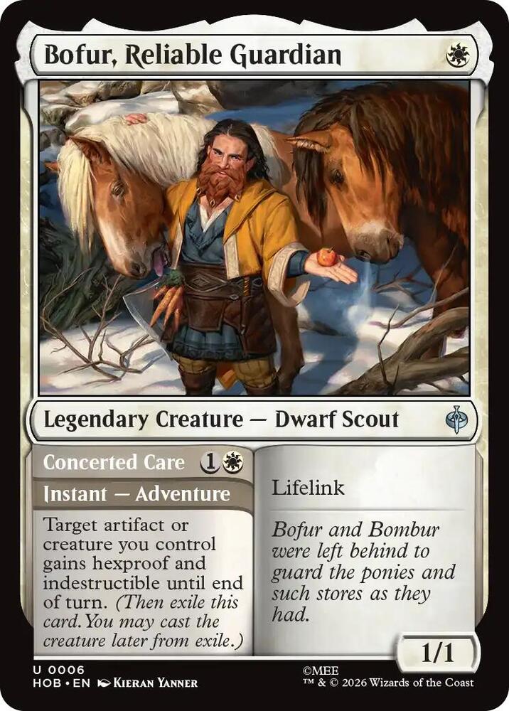 Bofur, Reliable Guardian [Foil] (The Hobbit)(HOB-6)(U)