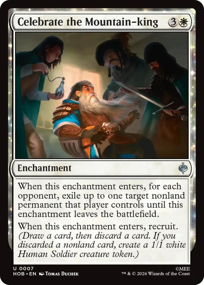 Celebrate the Mountain-king [Foil] (The Hobbit)(HOB-7)(U)