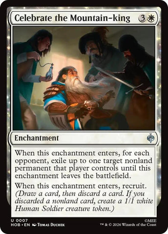 Celebrate the Mountain-king [Foil] (The Hobbit)(HOB-7)(U)