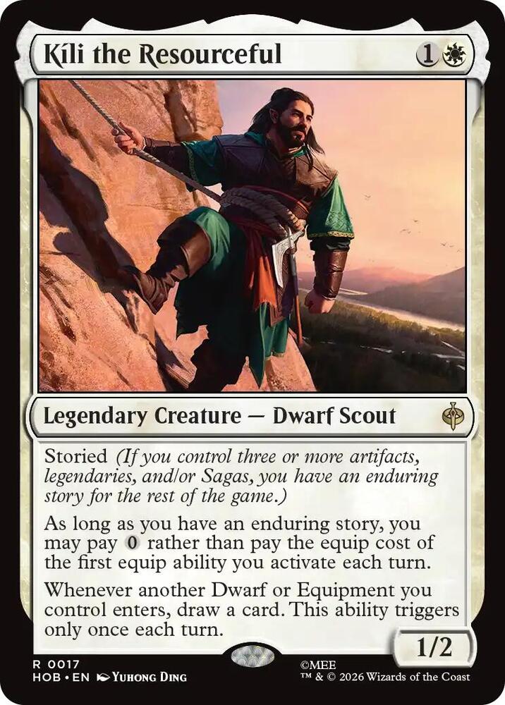 Kili the Resourceful [Foil] (The Hobbit)(HOB-17)(R)