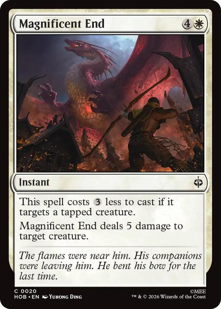 Magnificent End [Foil] (The Hobbit)(HOB-20)(C)