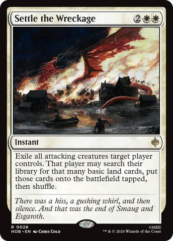 Settle the Wreckage [Foil] (The Hobbit)(HOB-26)(R)