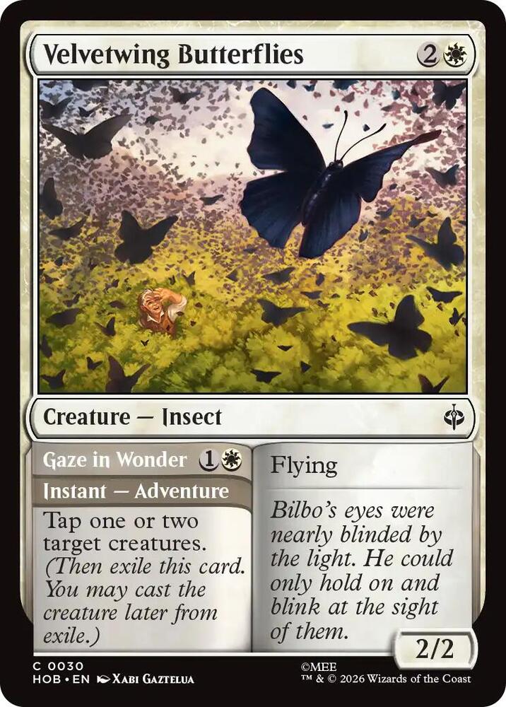 Velvetwing Butterflies [Foil] (The Hobbit)(HOB-30)(C)