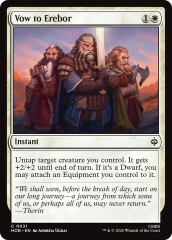 Vow to Erebor (The Hobbit)(HOB-31)(C)