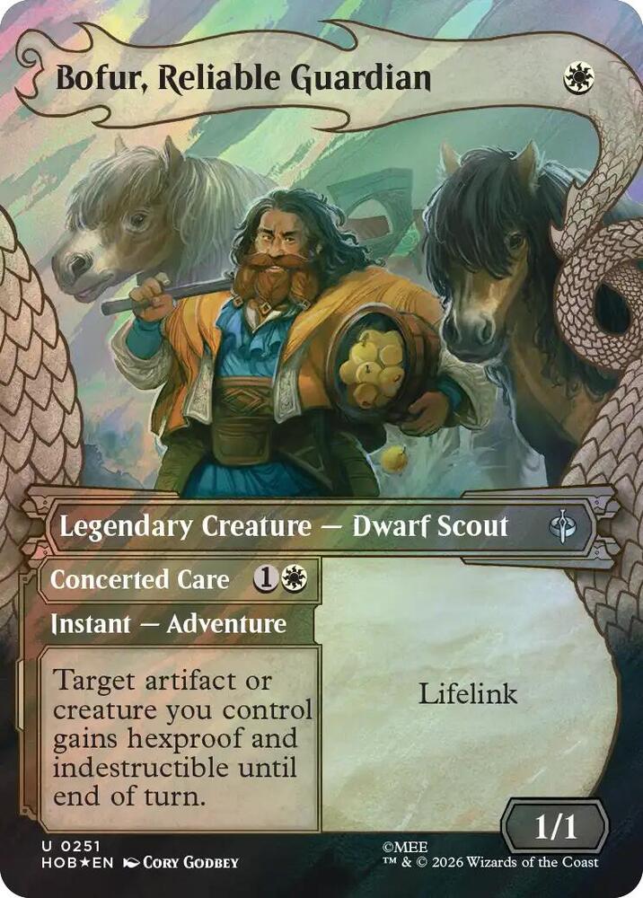 Bofur, Reliable Guardian [Showcase] [Surge] [Foil] (The Hobbit)(HOB-251)(U)