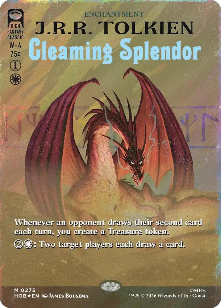 Gleaming Splendor [Borderless] [Surge] [Foil] (The Hobbit)(HOB-275)(M)