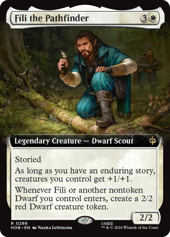 Fili the Pathfinder [Extended Art] [Foil] (The Hobbit)(HOB-286)(R)