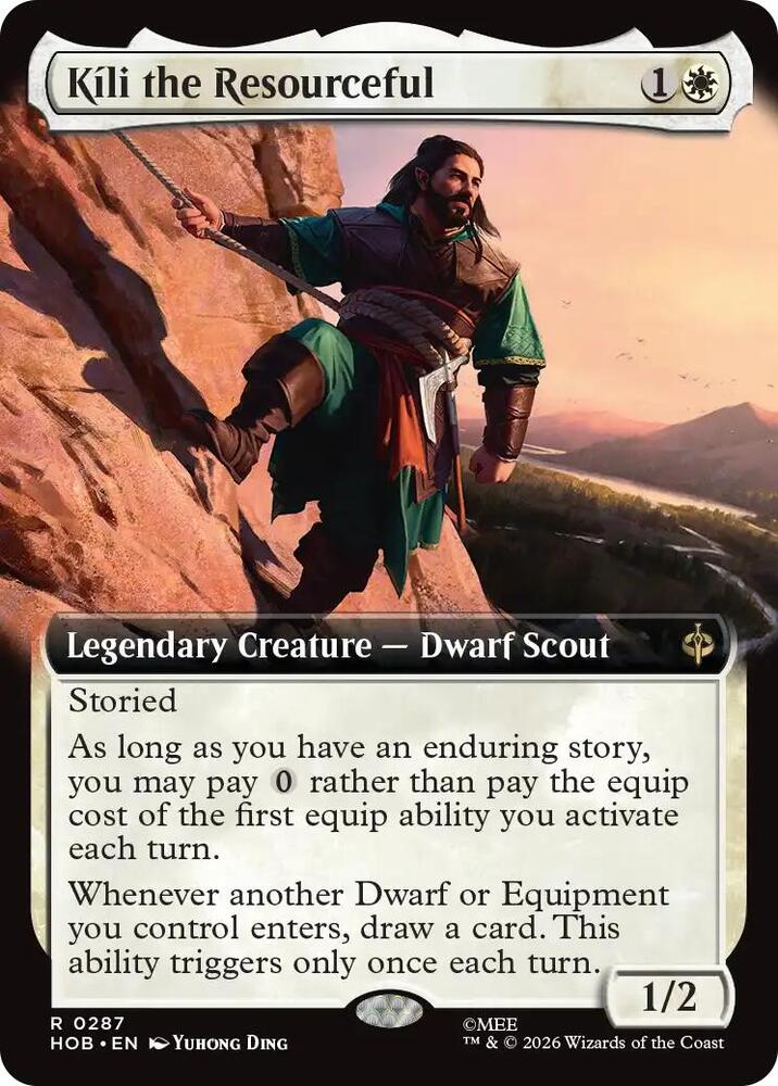 Kili the Resourceful [Extended Art] (The Hobbit)(HOB-287)(R)