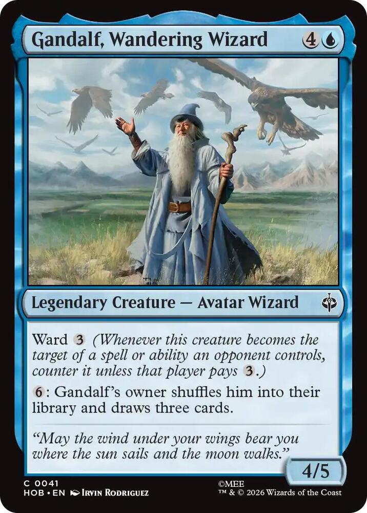 Gandalf, Wandering Wizard (The Hobbit)(HOB-41)(C)