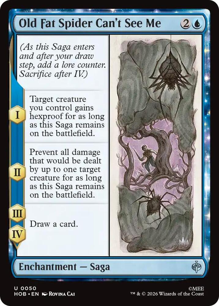 Old Fat Spider Can't See Me (The Hobbit)(HOB-50)(U)