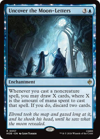 Uncover the Moon-Letters [Foil] (The Hobbit)(HOB-57)(R)