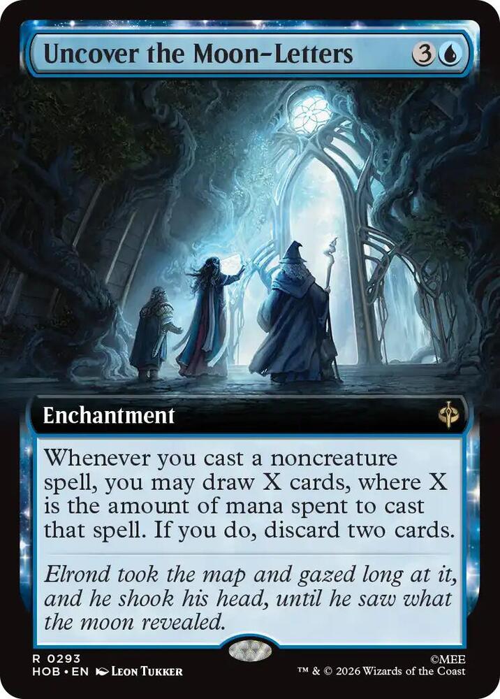 Uncover the Moon-Letters [Extended Art] (The Hobbit)(HOB-293)(R)