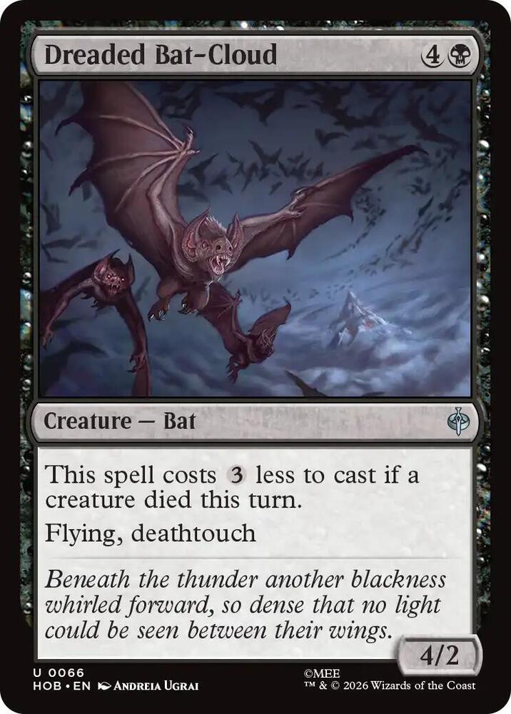 Dreaded Bat-Cloud [Foil] (The Hobbit)(HOB-66)(U)