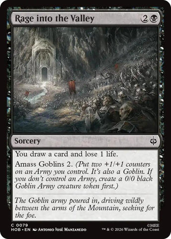 Rage into the Valley [Foil] (The Hobbit)(HOB-79)(C)