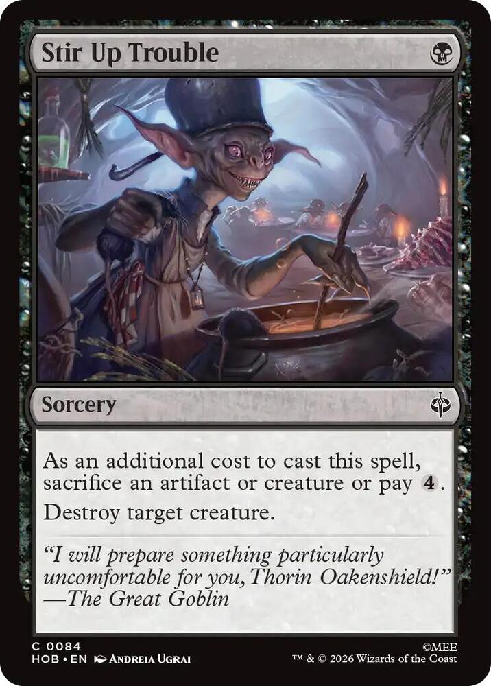 Stir Up Trouble [Foil] (The Hobbit)(HOB-84)(C)