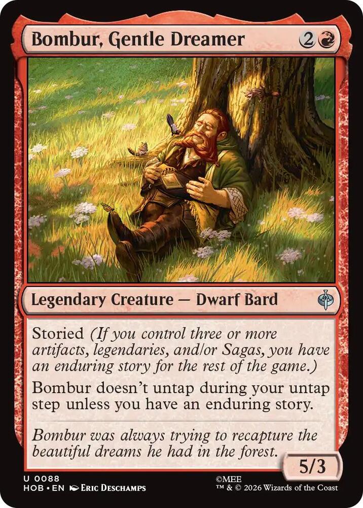 Bombur, Gentle Dreamer [Foil] (The Hobbit)(HOB-88)(U)