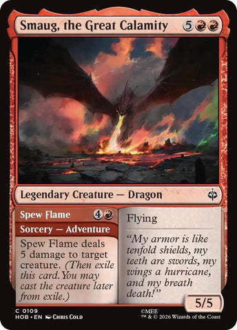 Smaug, the Great Calamity (The Hobbit)(HOB-109)(C)
