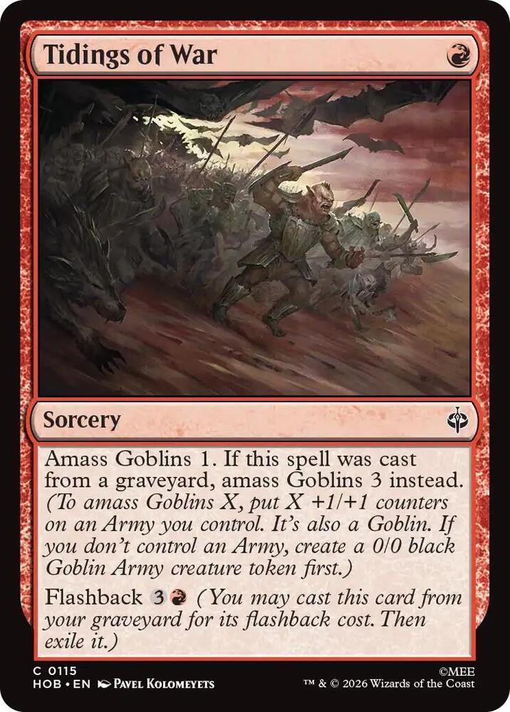 Tidings of War [Foil] (The Hobbit)(HOB-115)(C)