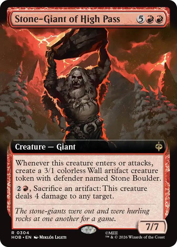 Stone-Giant of High Pass [Extended Art] (The Hobbit)(HOB-304)(R)