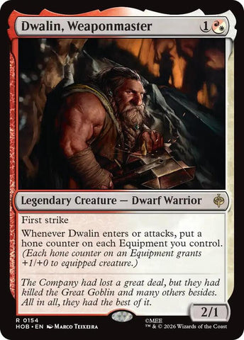 Dwalin, Weaponmaster [Foil] (The Hobbit)(HOB-154)(R)