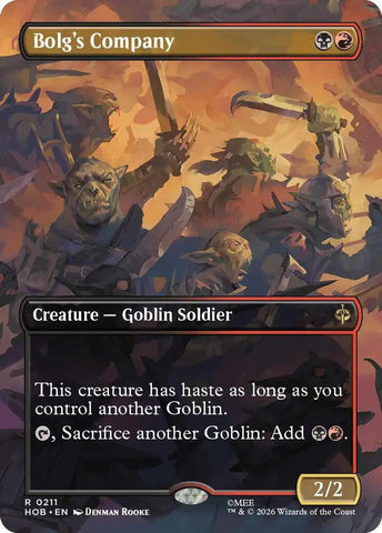 Bolg's Company [Borderless] (The Hobbit)(HOB-211)(R)