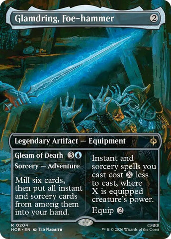 Glamdring, Foe-hammer [Borderless] (The Hobbit)(HOB-204)(R)