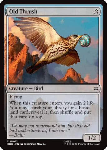 Old Thrush [Foil] (The Hobbit)(HOB-2)(C)